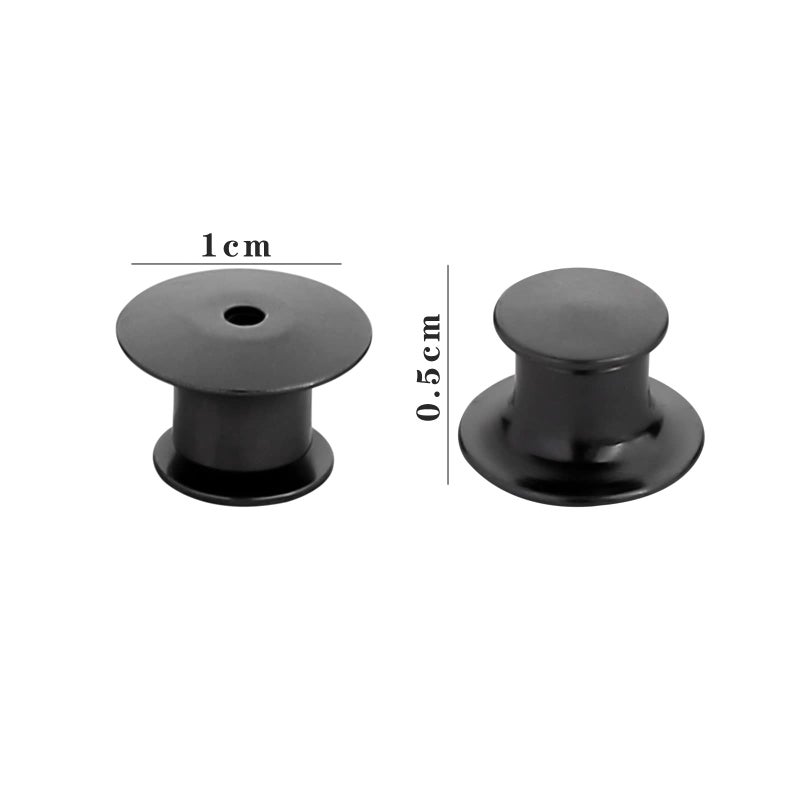 SUBANG 40 Pieces Metal Pin Backs Locking Pin Keepers Locking Clasp with Storage Case - Image 2